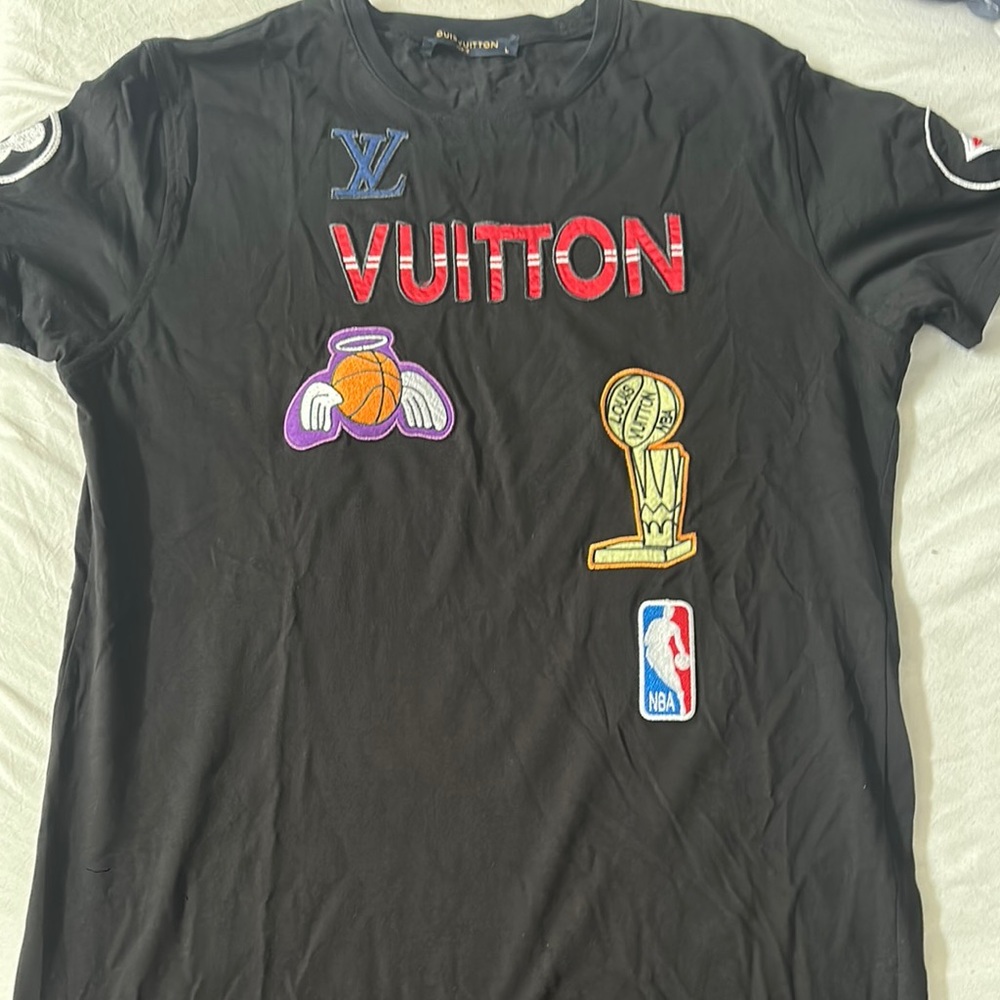 Louis Vuitton Black NBA Graphic Tee